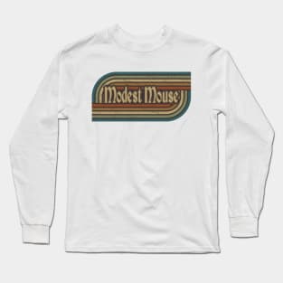 Modest Mouse Vintage Stripes Long Sleeve T-Shirt